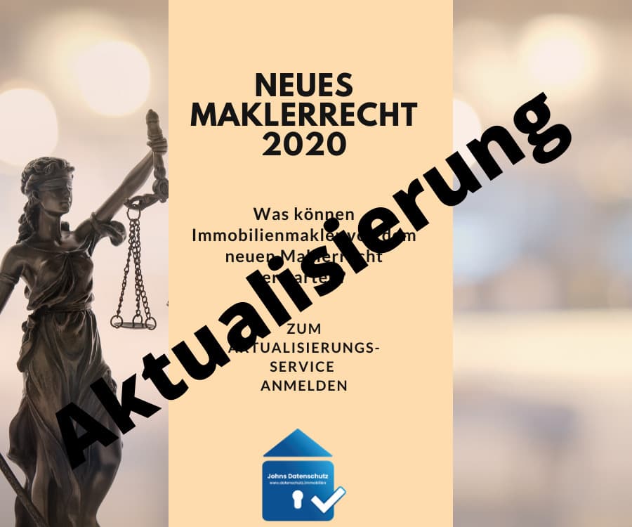 Das neue Maklerrecht 2020 Die Teilung der Maklerprovision – Aktualisierungsservice 23.06.2020