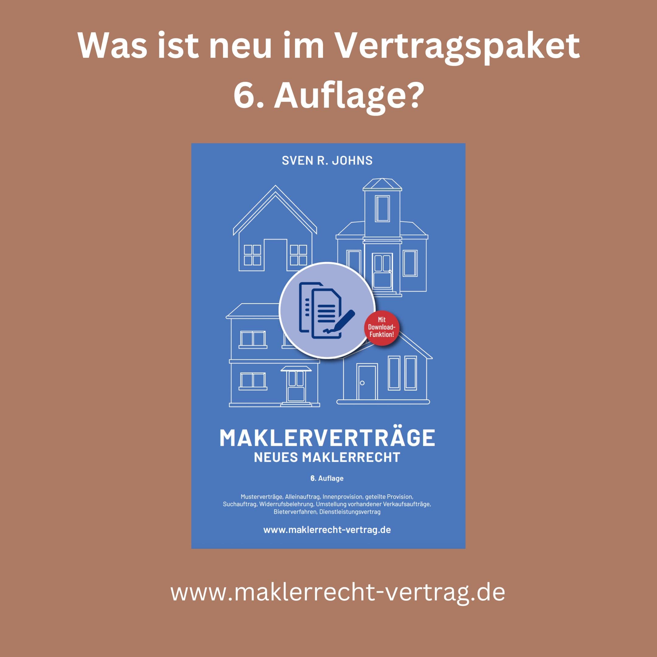 Was ist neu in der 6. Auflage Vertragspaket vom April 2025?