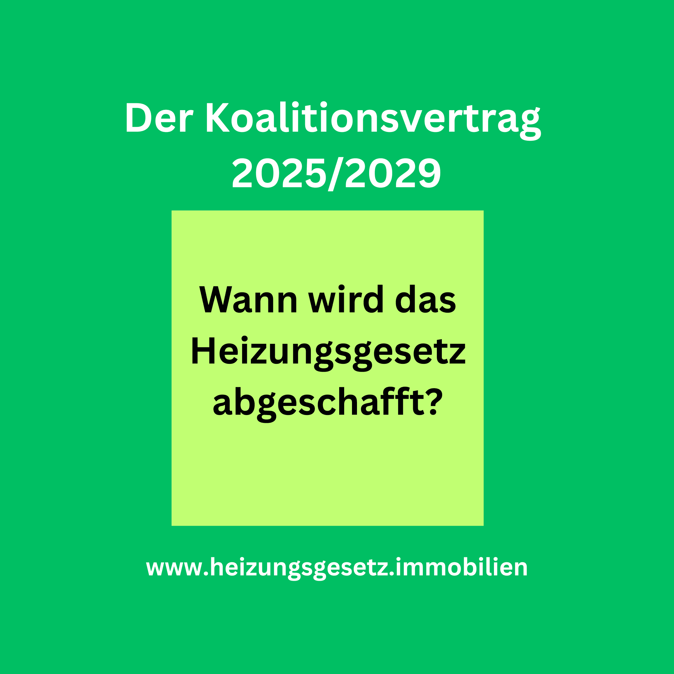 Wann wird das Heizungsgesetz abgeschafft?