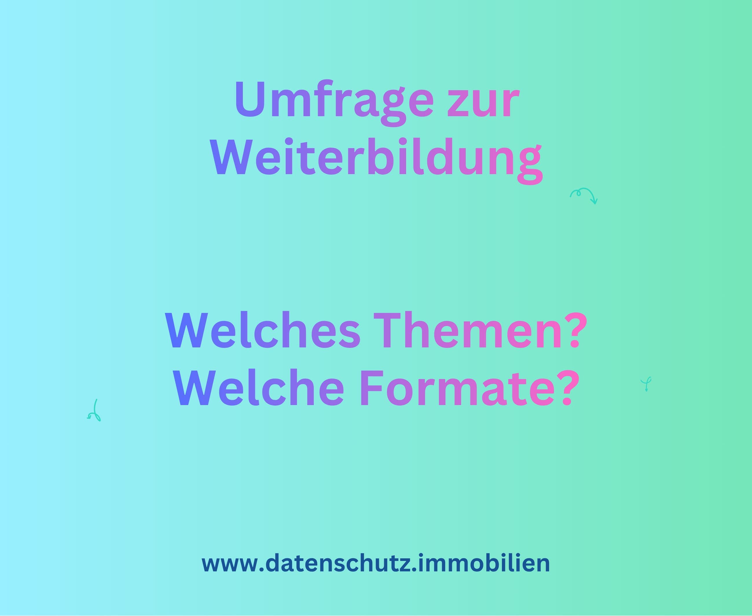 Umfrage Weiterbildung