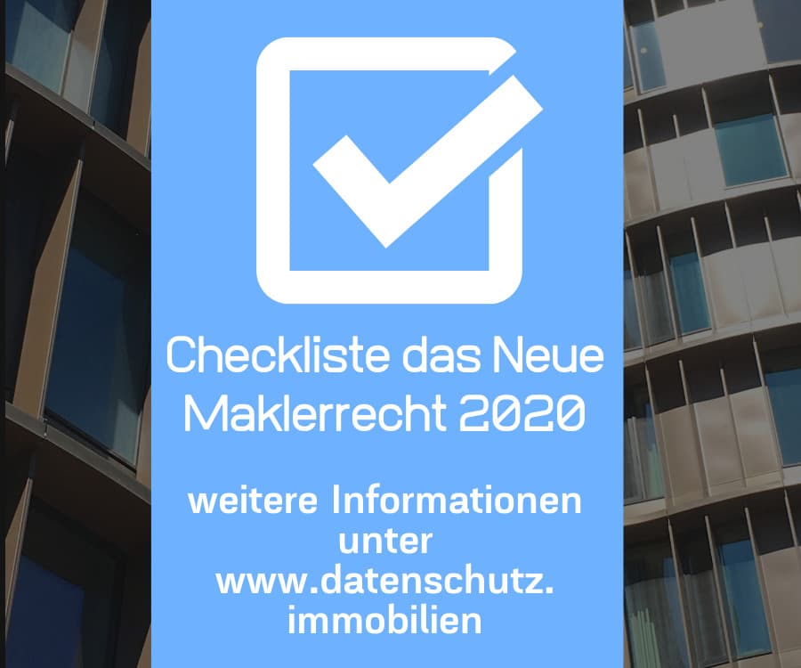 Checkliste das neue Maklerrecht