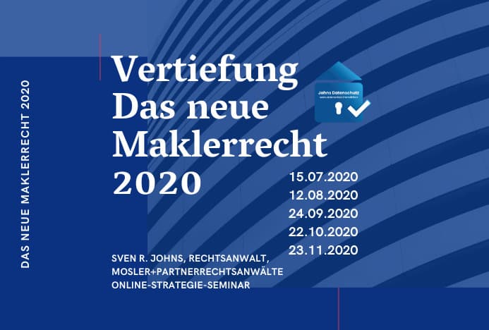Alle Fragen und Themen zum neuen Maklerrecht – Vertiefungskurs (Online)