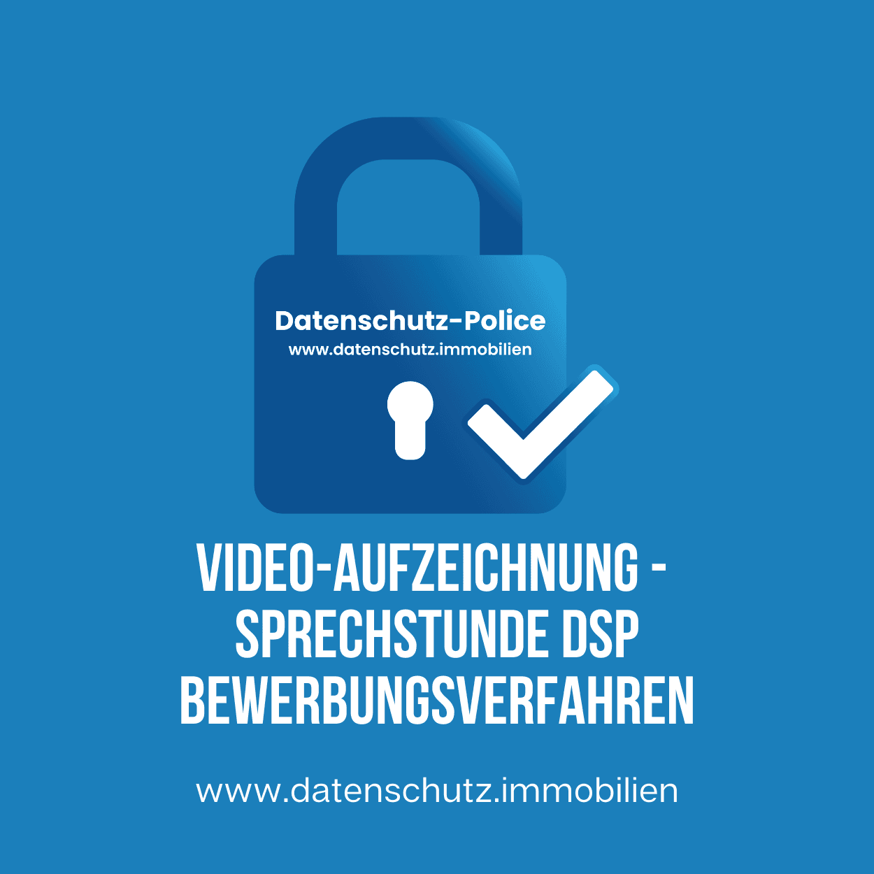Video Sprechstunde DSP Bewerbungsdaten
